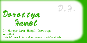 dorottya hampl business card